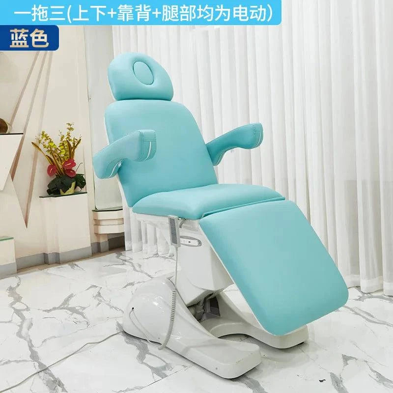 Luxury Nehwei electric massage table with modern design, adjustable height, and premium aesthetic for professional beauty and therapy use