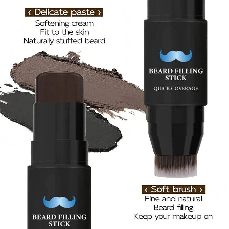 Nehwei enterprise 2-in-1 beard filler pen with brush, natural-looking long-lasting coverage for men's beards.