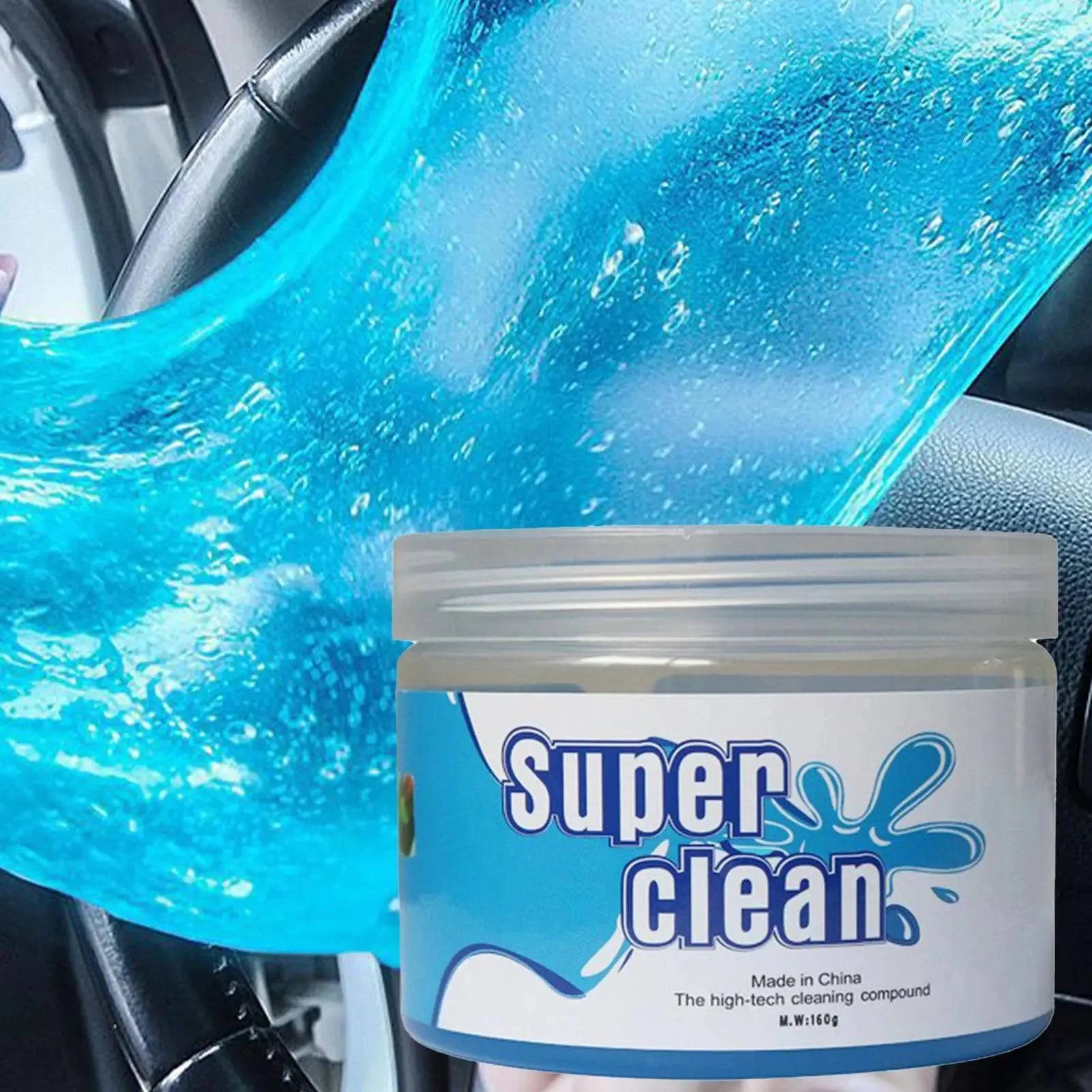 Nehwei Car Dust Cleaning Gel for air vents, dashboards, and gaps, soft rubber cleaning mud for dust and odor absorption in vehicles.