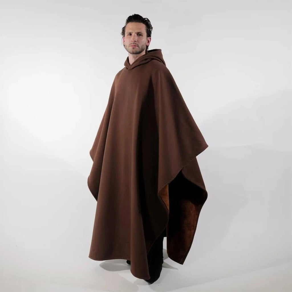 Unisex oversized Eden hoodie by Nehwei enterprise with faux fur lining, lightweight, super warm, cozy winter cloak for cold weather.