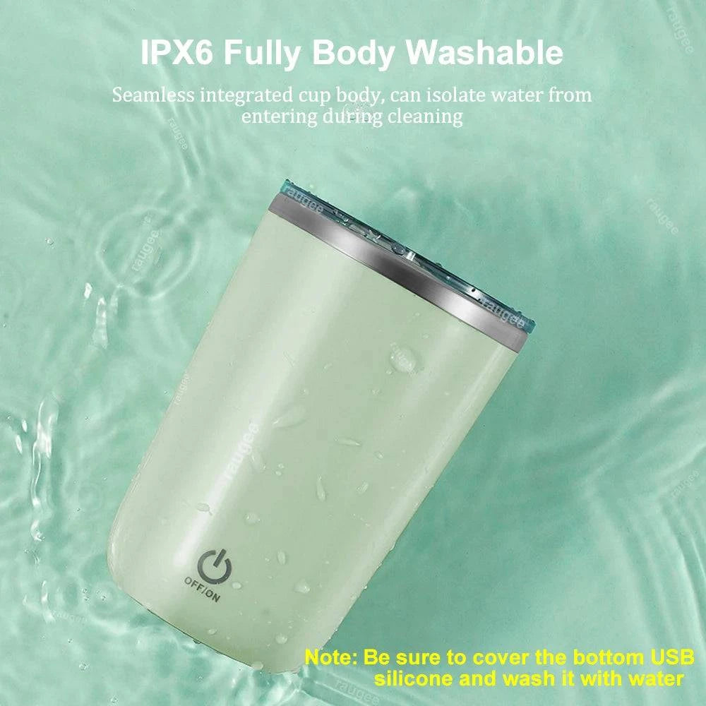 Nehwei enterprise mini portable electric blender and shaker bottle with rechargeable design and automatic mixing function.