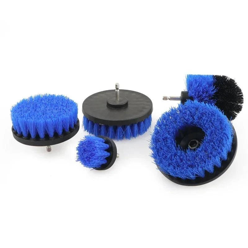 Nehwei enterprise 4-inch soft drill brush attachment for cleaning carpets, leather, upholstery, glass, car tires, and electric scrubbers