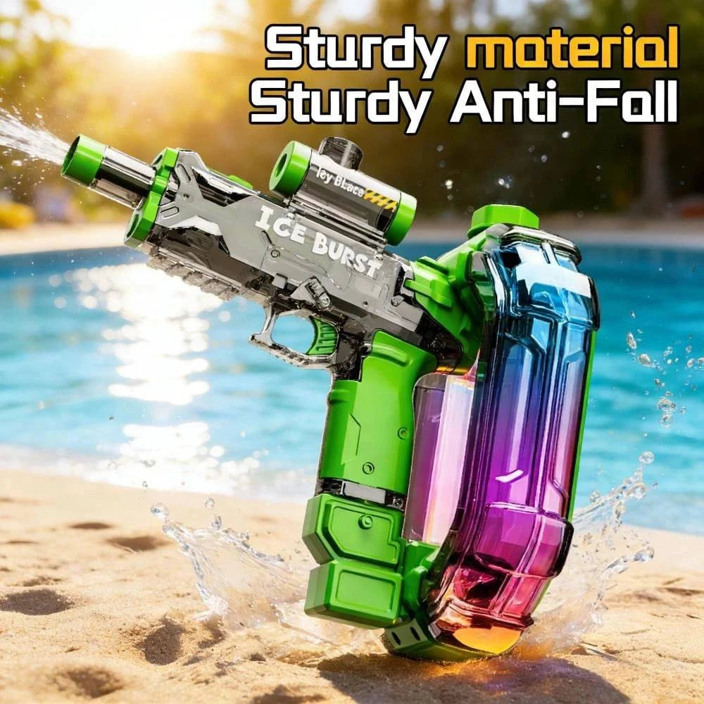 Nehwei Enterprise electric water gun with long battery life, automatic water blaster for summer beach and pool outdoor party games