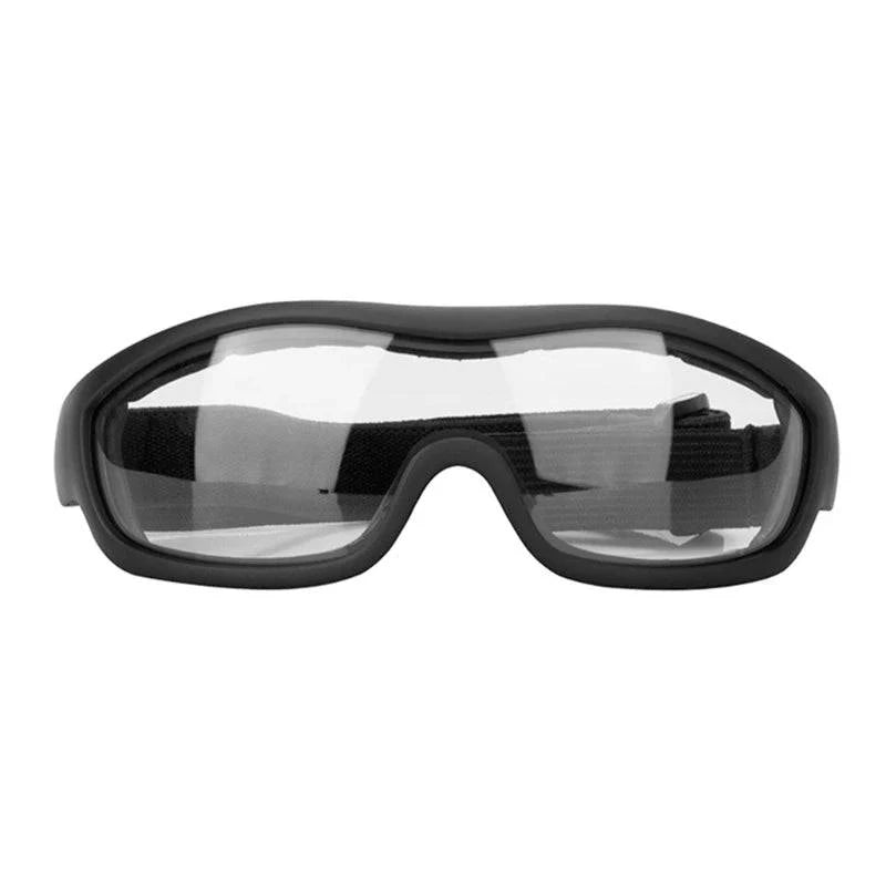 Nehwei enterprise motorcycle electric bike riding goggles with clear anti-UV lenses, comfortable fit for cycling and motorbike riding.