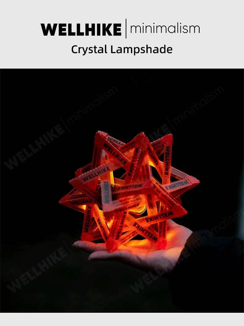 Waterproof outdoor star camping lantern shade by Nehwei enterprise, designed for tents with durable, wear-resistant atmosphere lighting.