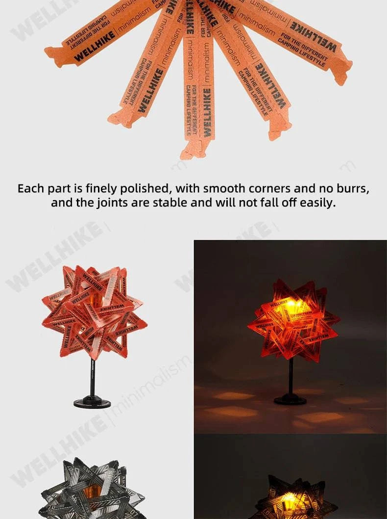 Nehwei outdoor star camping light shade, waterproof, wear-resistant lantern shade for camping tents, ideal for outdoor atmosphere lighting