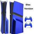Nehwei enterprise PS5 Pro faceplate with matte skin, red cover, ABS shell, and two silicone controller covers for digital and disc editions.