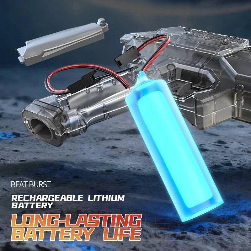 Nehwei enterprise electric water gun for adults, powerful automatic water blaster, ideal for summer outdoor beach fun and kids' play.