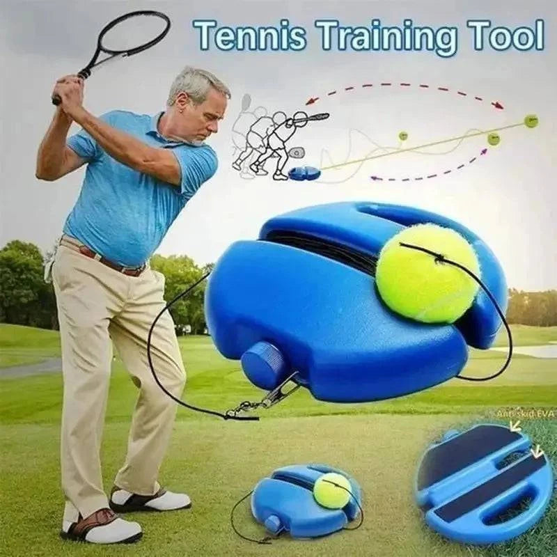 Nehwei enterprise professional tennis training aids with elastic rope and ball for self-duty rebound tennis practice.