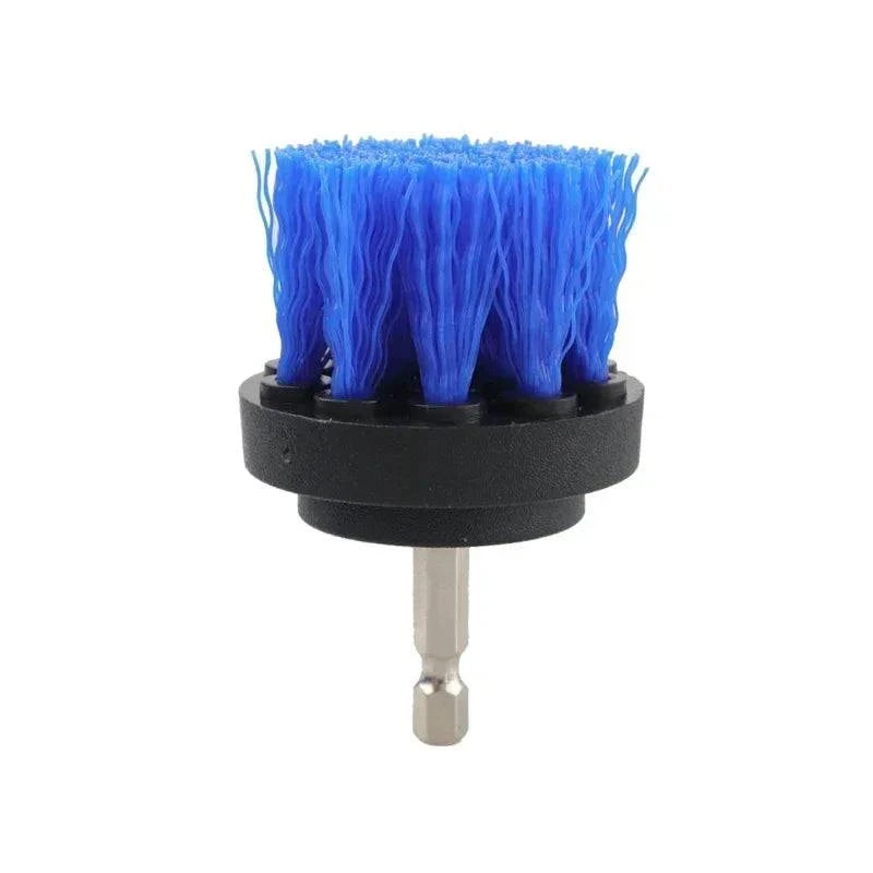 Nehwei enterprise 4-inch soft drill brush attachment for cleaning carpets, leather, upholstery, glass, car tires, and electric scrubbers.