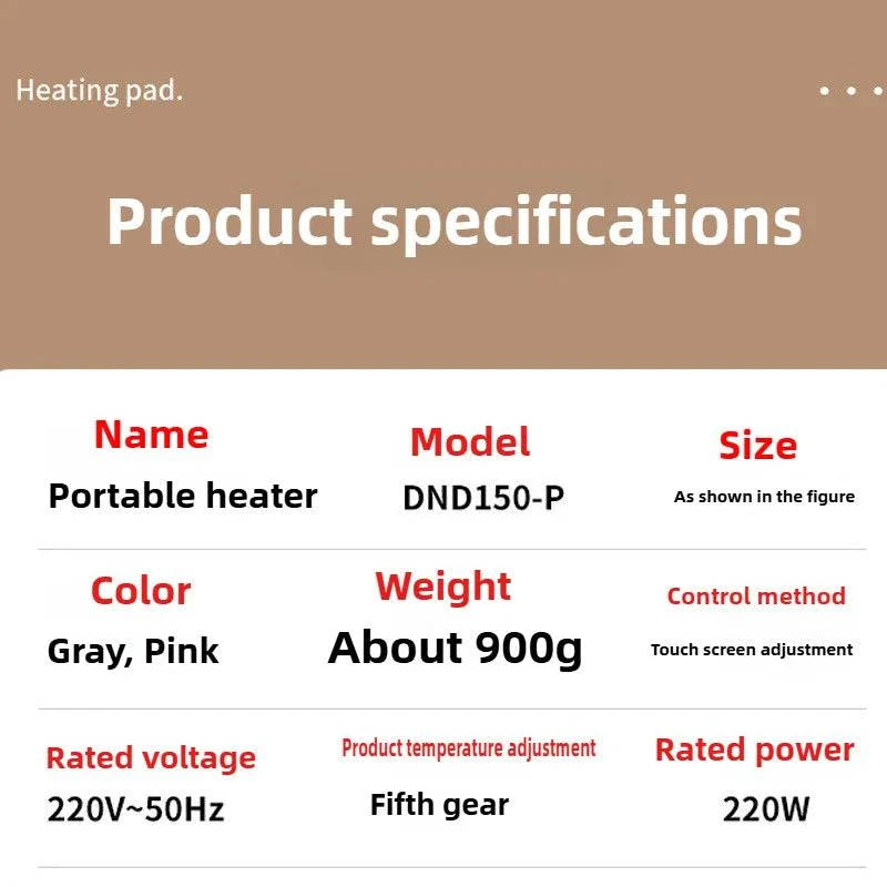 Silent foldable leg warmer by Nehwei enterprise, an under desk electric foot heater with thermostat and auto shut off for office or home.