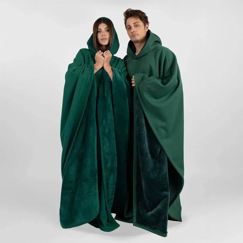 Unisex oversized Eden hoodie by Nehwei enterprise with faux fur lining, lightweight, super warm winter cloak, cozy winter clothing