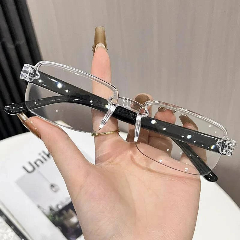 Lightweight Nehwei enterprise Smart Zoom reading glasses with adjustable focus, anti-blue light lenses for men and women.