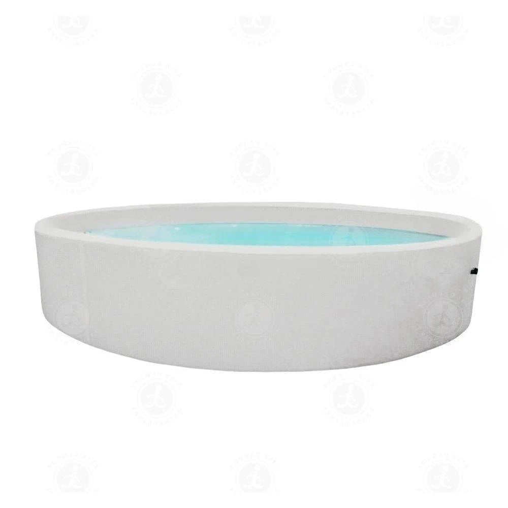 Foldable multi-person outdoor swimming pool by Nehwei Enterprise, featuring drop stitch construction and above-ground water play design.