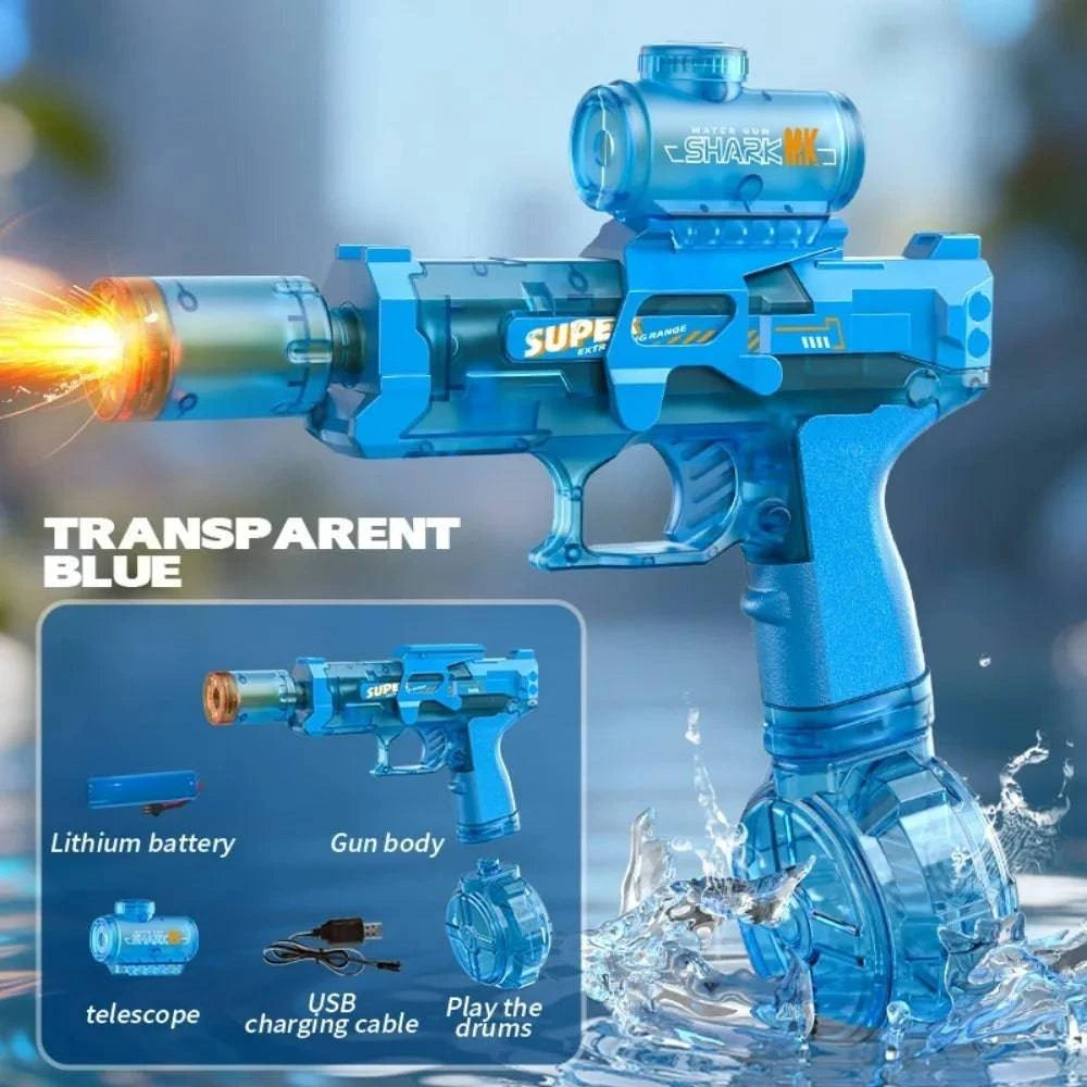 Nehwei enterprise electric water gun with long battery, automatic water blaster for summer beach and pool outdoor party games