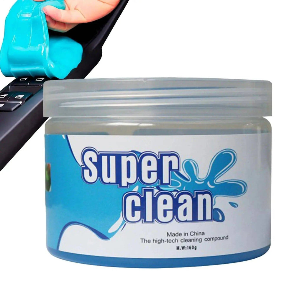 Nehwei enterprise car interior cleaning gel for dashboard, vents, and steering wheel detailing tool in a car interior image.