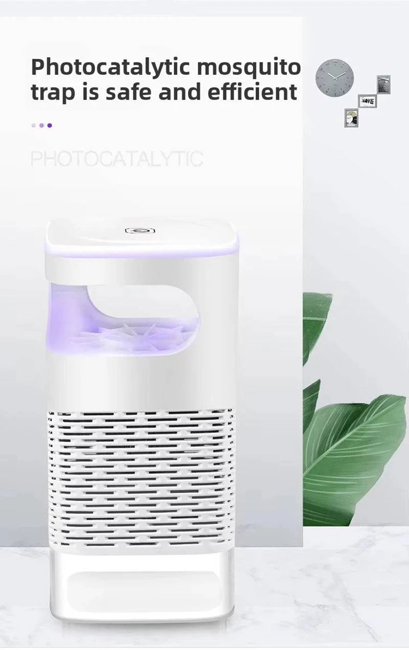 Nehwei enterprise mosquito killer lamp with LED light trap, USB-powered fly and bug repeller, ultra-quiet insect insect killer for home use