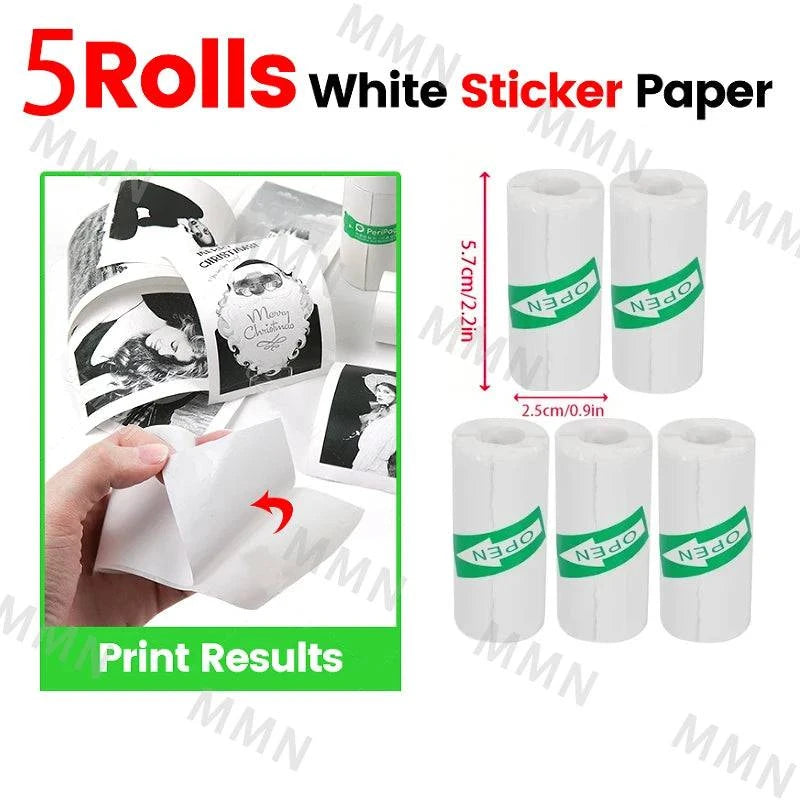 Nehwei enterprise MINI Print portable thermal printer with 58mm print width, wireless Bluetooth connection, suitable for Android and iOS devices.