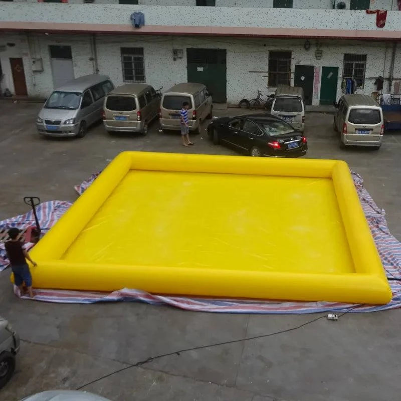 Large inflatable outdoor swimming pool by Nehwei Enterprise, PVC ground water park pool with above-ground design and spacious interior