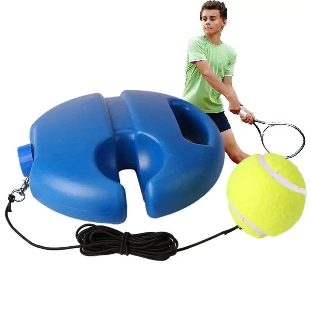 Nehwei enterprise tennis training aid with elastic rope, ball, and rebound base for self-practice tennis drills