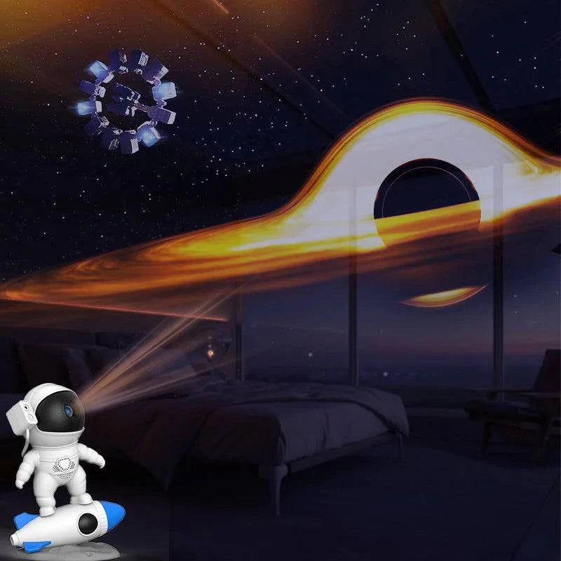 Nehwei enterprise galaxy night light projector set with six starry sky planetarium lamps, projector not included, in a sleek design.