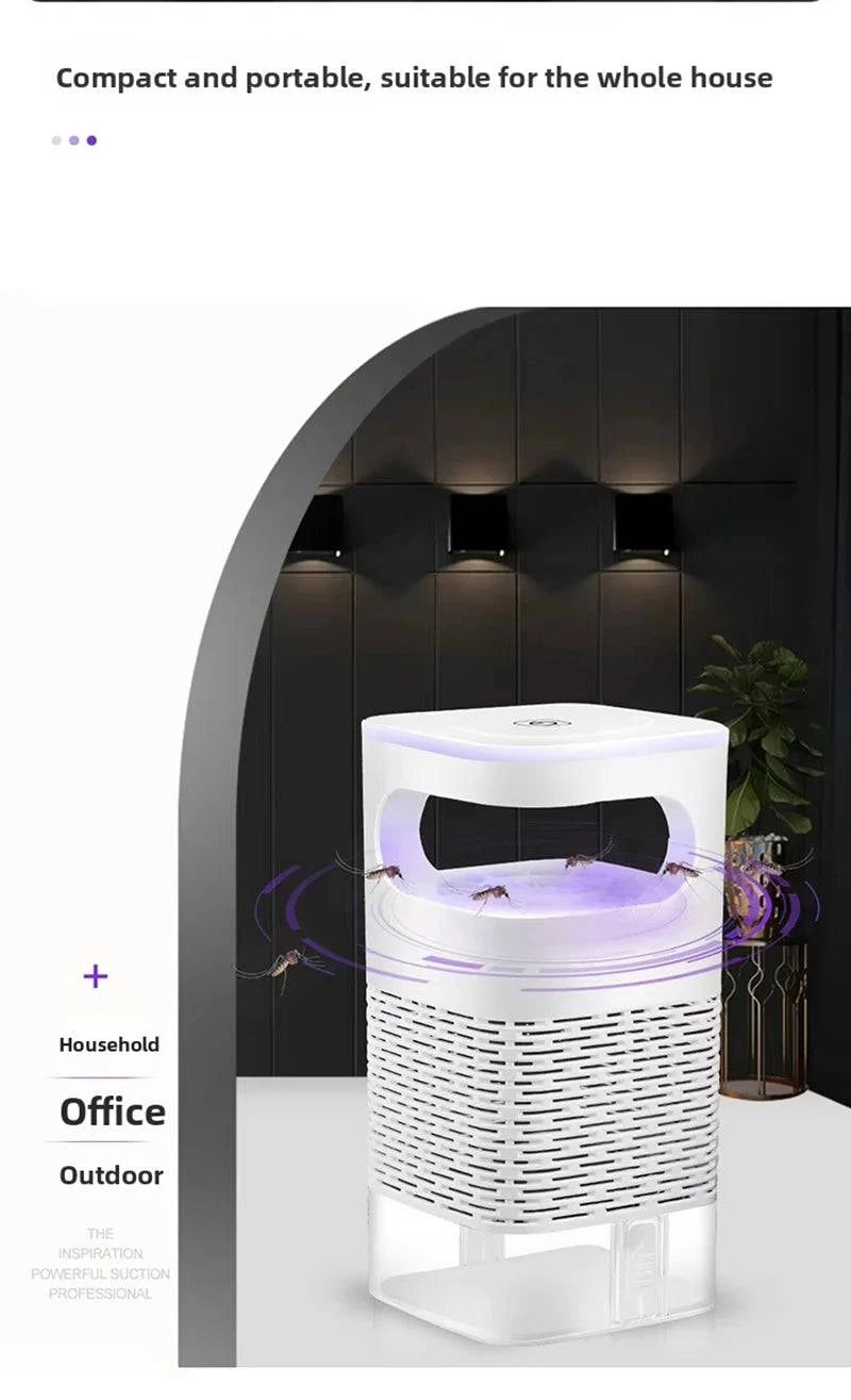 Nehwei electronic mosquito killer lamp with LED light trap, USB-powered fly bug repeller, quiet and effective for home use