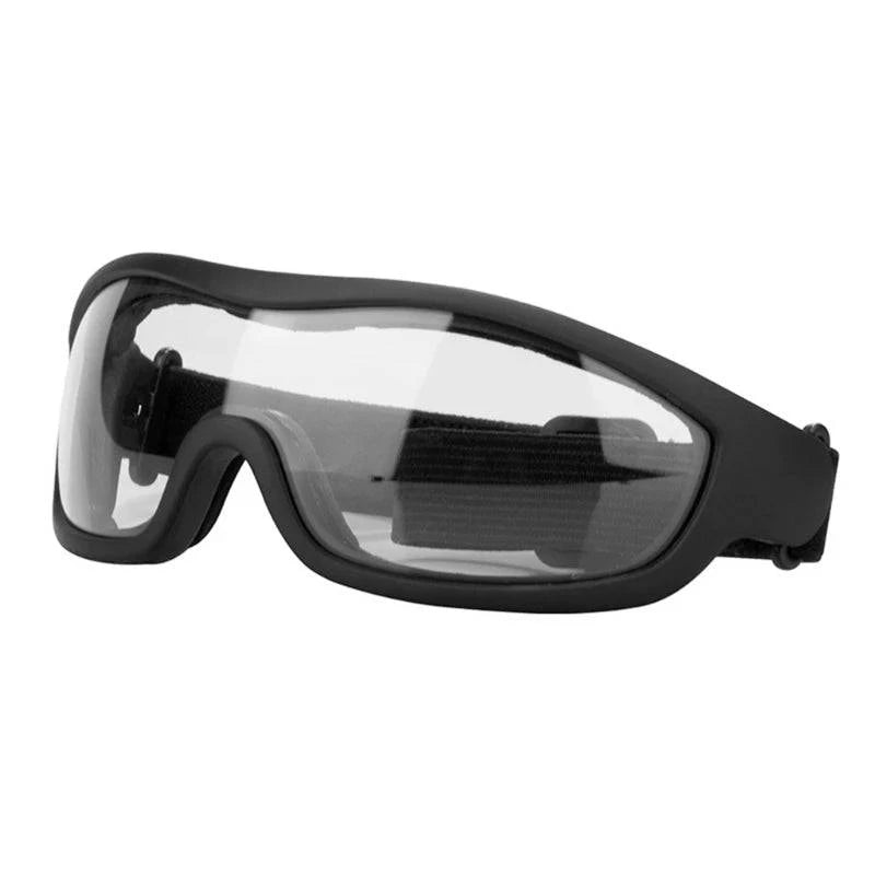 Nehwei enterprise motorcycle electric bike riding goggles with clear anti-UV lenses, comfortable fit, ideal for cycling and motorbiking.