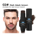 Nehwei enterprise 2-in-1 beard filler stick with brush, natural coverage for men's beards, long-lasting beard pen and brush in one