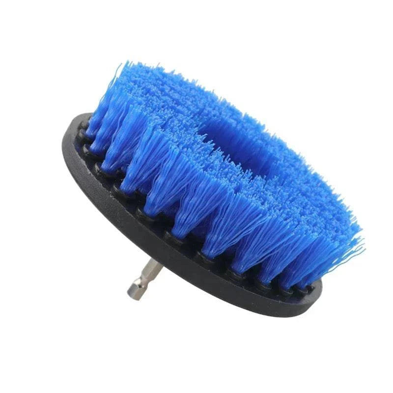 Nehwei enterprise 4-inch soft drill brush attachment for cleaning carpets, leather, upholstery, glass, car tires, and electric scrubbers
