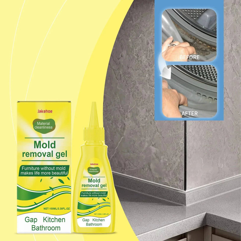 Nehwei enterprise Jakehoe kitchen cleaning gel dissolves mildew stains, eliminates odors, and removes household mold from bathroom surfaces.
