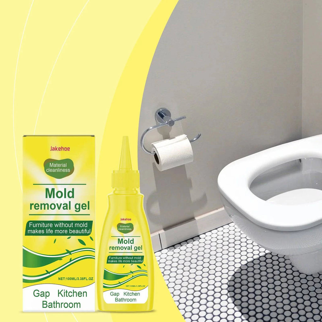 Nehwei enterprise Jakehoe kitchen cleaning gel dissolves mildew stains and mold, eliminates odors, and leaves no residue on bathroom surfaces.