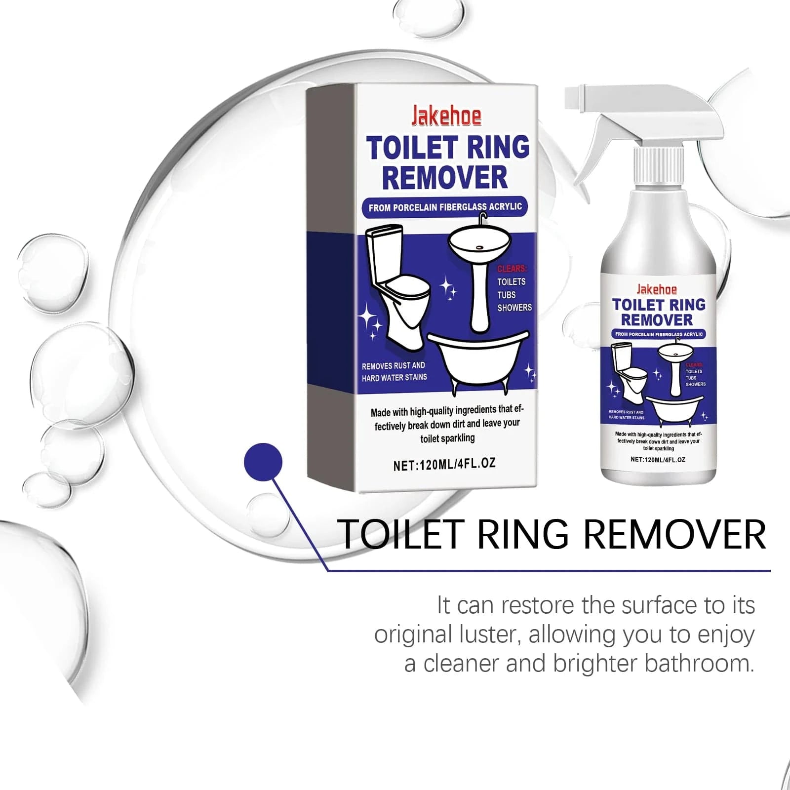 Nehwei enterprise toilet foam cleaner removing urinary scale, eliminating odors, restoring shine, and descaling toilet surfaces.