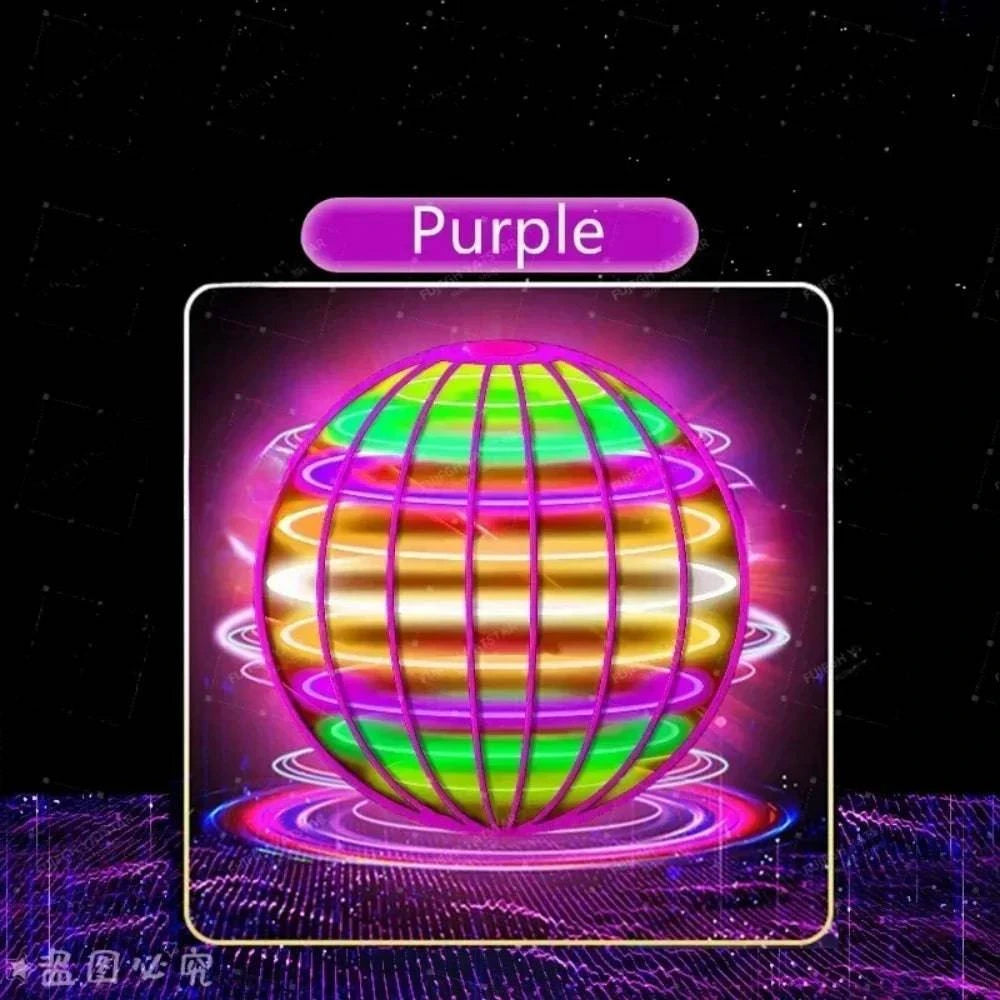 Nehwei enterprise AI flying orb ball toy with galaxy design, hovering and spinning in mid-air, perfect for hands-on fun and gifts.