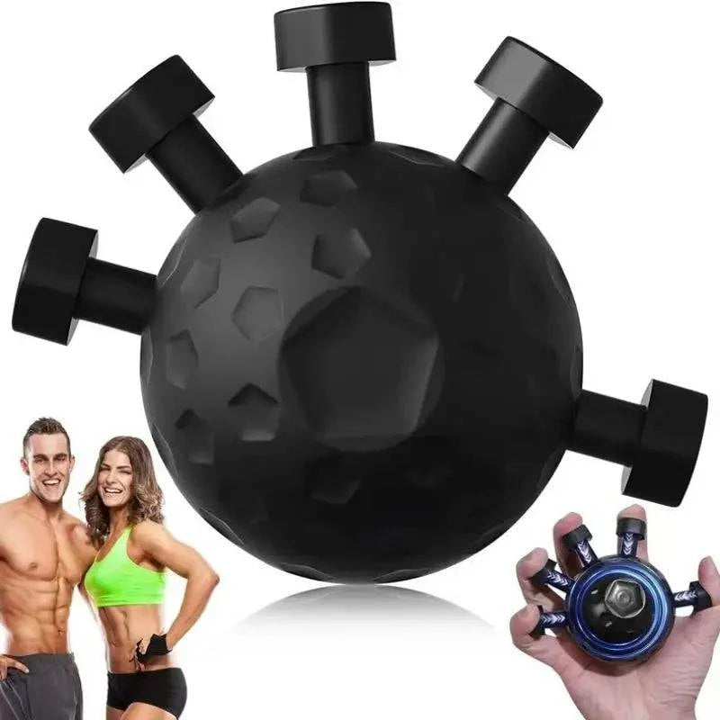 Nehwei enterprise five-finger trainer with grip ball for hand strength, finger rehabilitation, wrist gripper, portable hand exercise device
