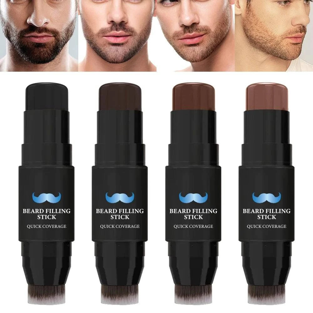 Nehwei enterprise 2-in-1 beard filler pen with brush for natural-looking, long-lasting coverage on men's beards.