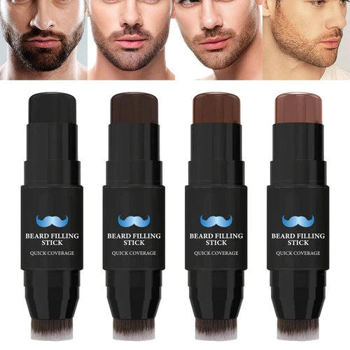 Nehwei enterprise 2-in-1 beard filler pen with brush for natural-looking, long-lasting coverage on men's beards.