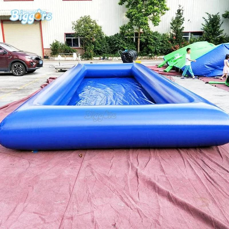 Inflatable adult water swimming pool by Nehwei Enterprise with built-in game features, set up outdoors for summer fun.