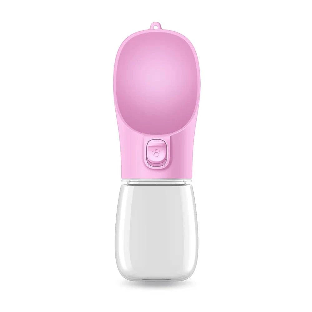 Portable Nehwei dog water bottle for small and large dogs, cat, leak-proof, outdoor travel pet drinking cup with a secure lid.