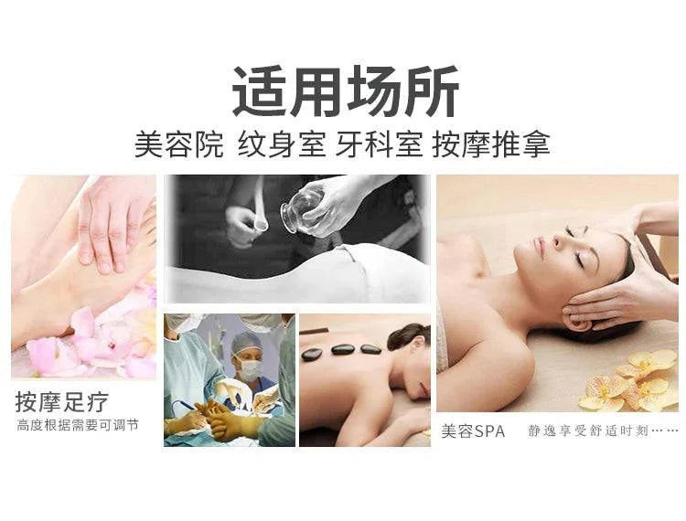 Luxury electric massage table by Nehwei Enterprise, professional multi-functional massage bed with modern esthetic design and adjustable features.