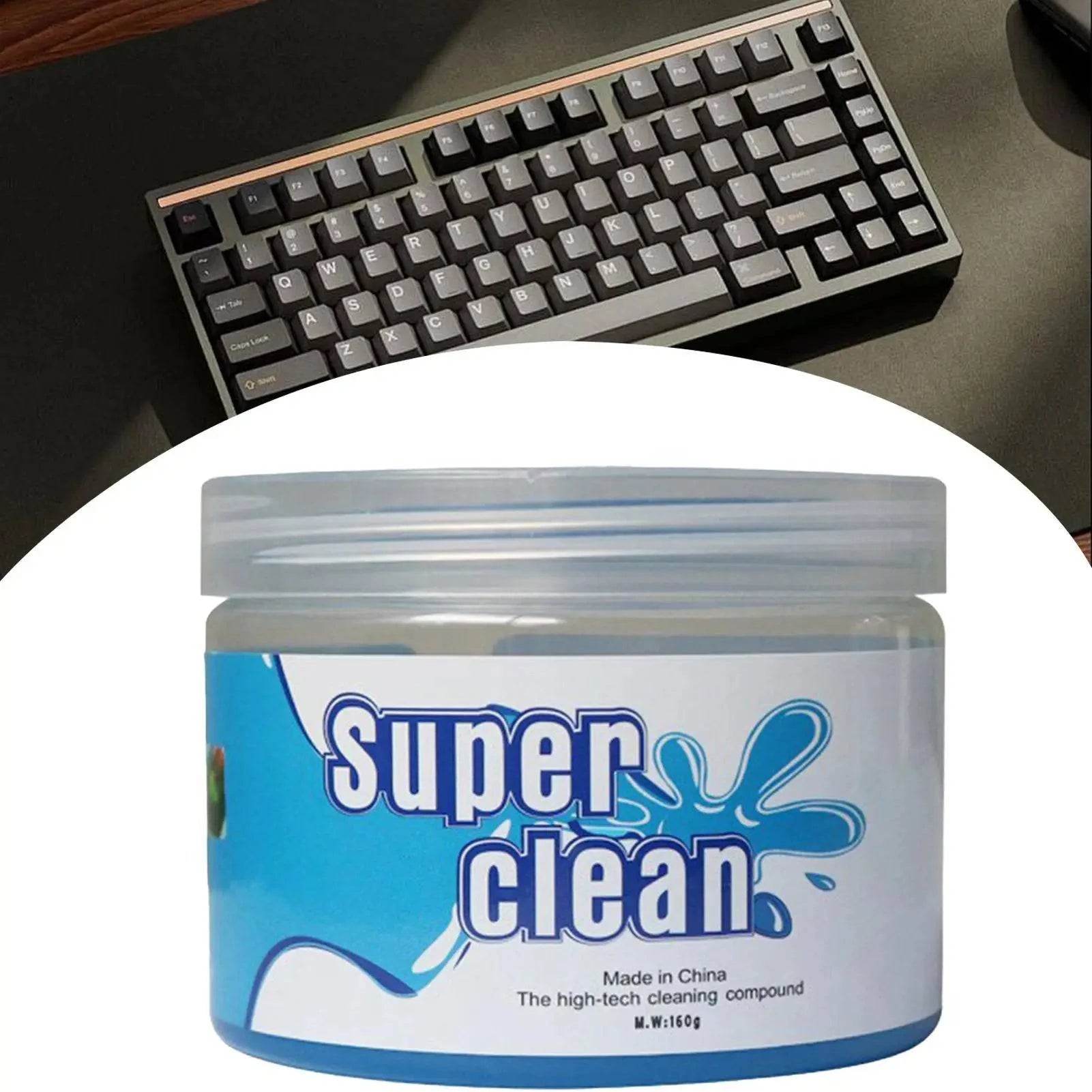 Nehwei Enterprise car gel cleaner for dashboards and vents, detailing tool for interior cleaning of steering wheels and consoles.