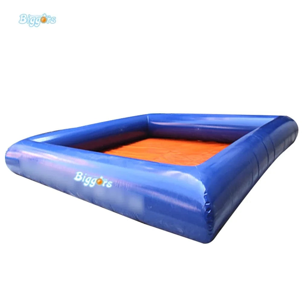 Inflatable adult water swimming pool by Nehwei Enterprise with game features, set up outdoors for summer fun.