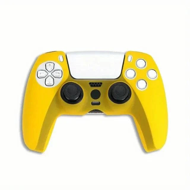 Nehwei PS5 controller silicone sleeve, anti-slip protective handle cover with dustproof design for Playstation gaming console.