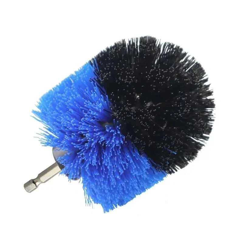 Nehwei enterprise 4-inch soft drill brush attachment for cleaning carpets, leather, upholstery, glass, car tires, and electric scrubbers