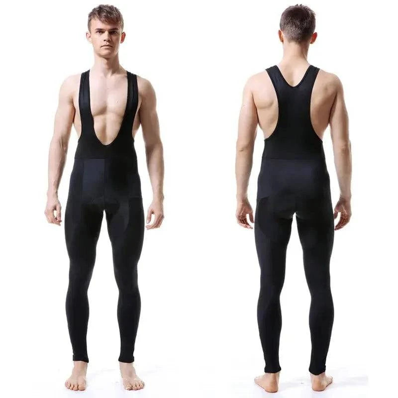 Nehwei enterprise X-TIGER winter cycling bib trousers with thermal fabric, mountain bike tights, Coolmax 5D gel pad, keeps warm