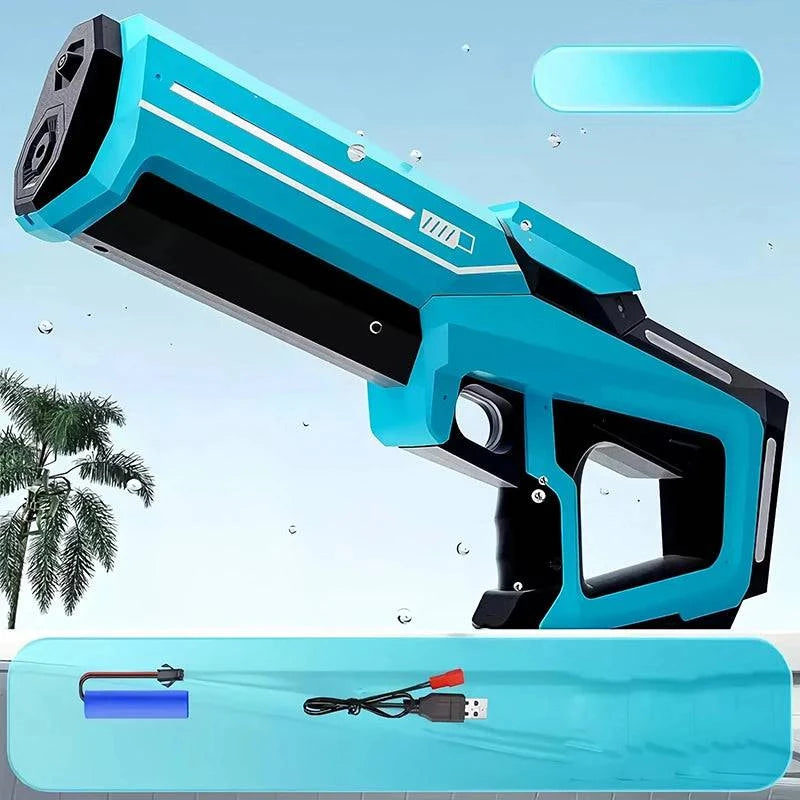 Powerful electric water gun for adults by Nehwei Enterprise, featuring automatic water suction for summer outdoor beach fun.