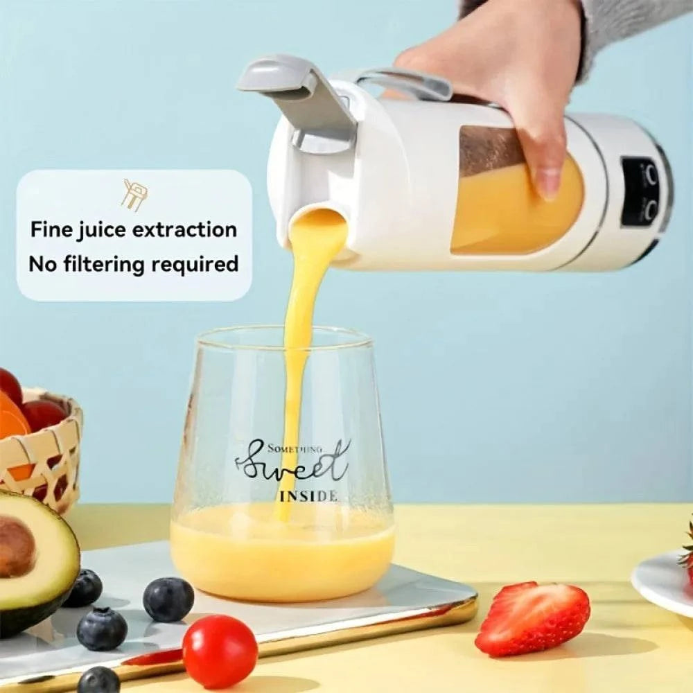 Nehwei enterprise portable USB rechargeable mini blender with 12-blade system, digital display, and 3 modes for travel use