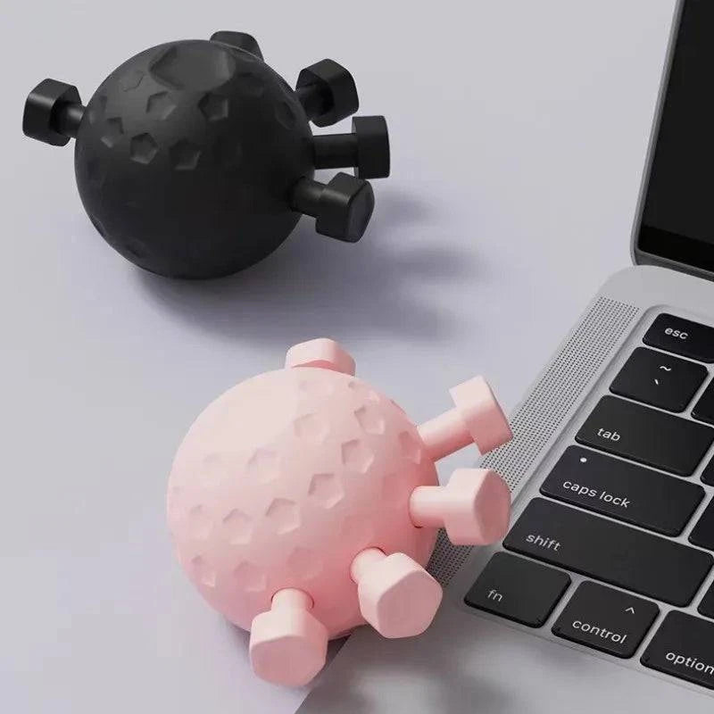 Nehwei enterprise five-finger trainer with grip ball, hand strength rehab device, wrist gripper, portable finger exerciser in action.