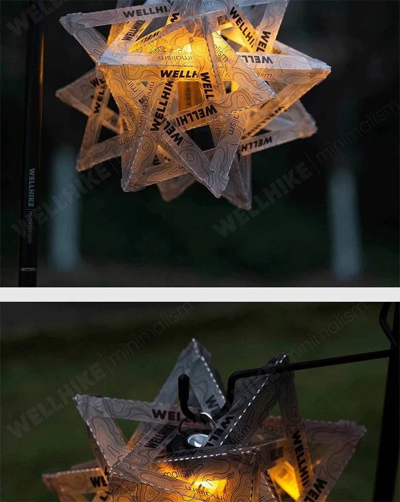 Waterproof outdoor star camping light shade by Nehwei Enterprise, ideal for tents, with wear-resistant design for camping atmospheres.