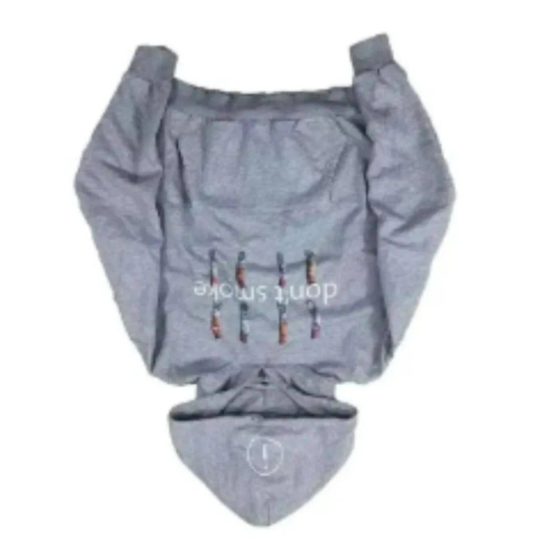 Oversized Y2K street Harajuku hoodie by Nehwei Enterprise with zipper, multiple pockets, solid color, and loose fit for women.