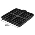 Nehwei enterprise silicone biscuit mold set with square waffle design for non-stick baking of pancakes and waffles.